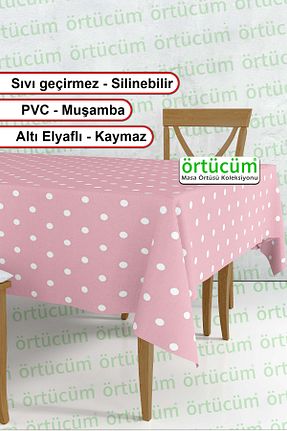رومیزی صورتی نایلون Örtücüm - کد 94652849