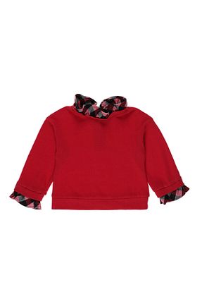 سوئیشرت قرمز بچه گانه ساده Panço - کد 784228588