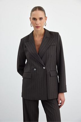 ست بالاتنه و پائین تنه قهوه ای زنانه بافت Tuba Butik - کد 865588164