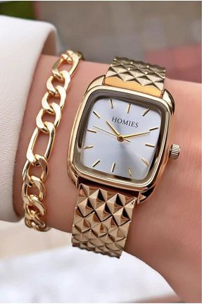 ساعت مچی طلائی زنانه 31-35 میلی متر Homies - کد 824141423