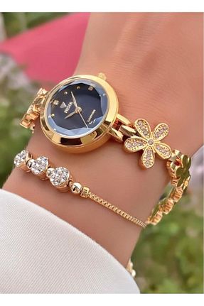 ساعت مچی طلائی زنانه 31-35 میلی متر Fiesta - کد 850510436