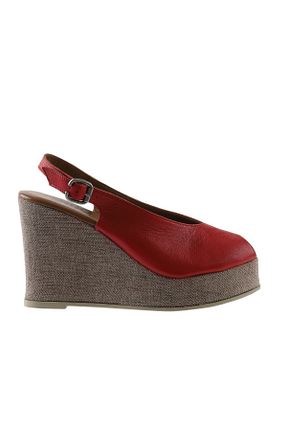 صندل قرمز زنانه پاشنه پر Bueno Shoes - کد 322179720