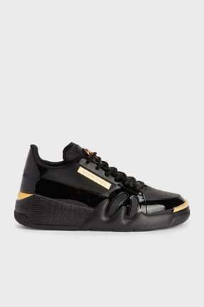 کفش اسنیکر مشکی مردانه چرم اصل Giuseppe zanotti - کد 865630848