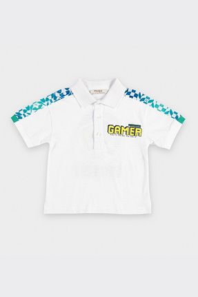 تیشرت سفید بچه گانه رگولار Panço - کد 795854966