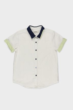 پیراهن سفید بچه گانه رگولار Panço - کد 687829101