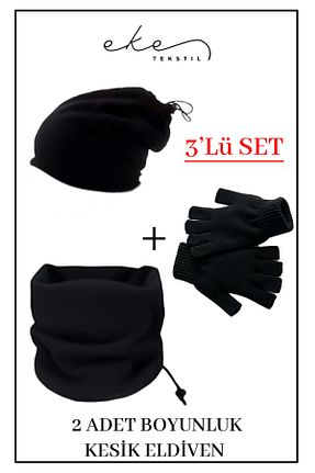 کلاه پشمی مشکی مردانه Polar Eke - کد 142585590