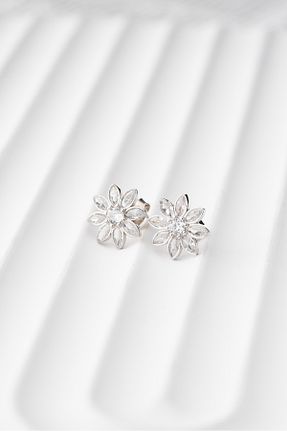 گوشواره نقره زنانه 925 عیار Silvano Jewelry - کد 865715143