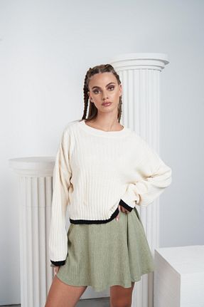 پلیور بژ زنانه ساده citycenterfashion - کد 865757318