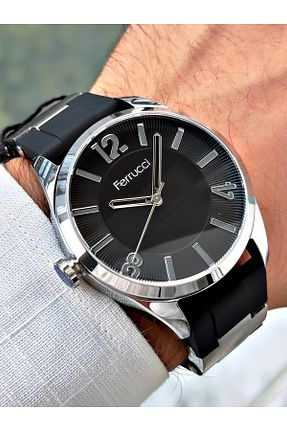 ساعت مچی مشکی مردانه 41-45 میلی متر Ferrucci - کد 849925777