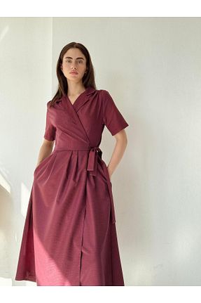 لباس زرشکی زنانه بافتنی Retrobird - کد 865754001