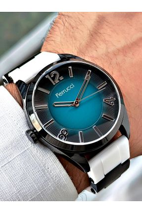 ساعت مچی سفید مردانه 41-45 میلی متر Ferrucci - کد 849925781