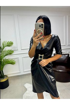 لباس مشکی زنانه بافتنی waya - کد 865780789