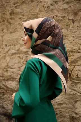 روسری سبز پلی استر Levidor - کد 643608464