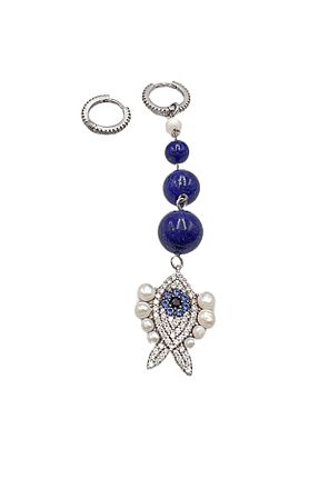 گوشواره نقره سفید زنانه 925 عیار Defne Silver - کد 769606864