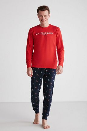 ست لباس راحتی قرمز مردانه ساده U.S. Polo Assn. - کد 771207726