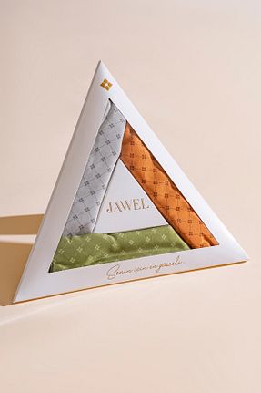روسری طوسی پلی استر JAWEL - کد 861666273