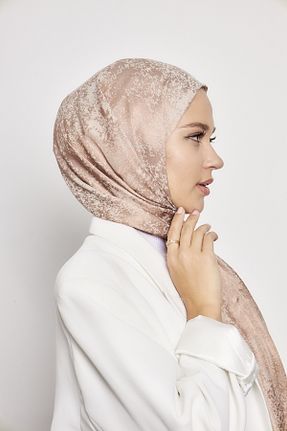 شال قهوه ای زنانه Scarf - کد 865788975
