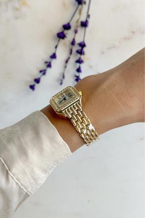 ساعت مچی طلائی زنانه استل (فولاد) OQQO - کد 865810853