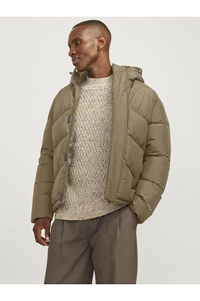 کاپشن اسپرت قهوه ای مردانه رگولار Jack & Jones - کد 860181505
