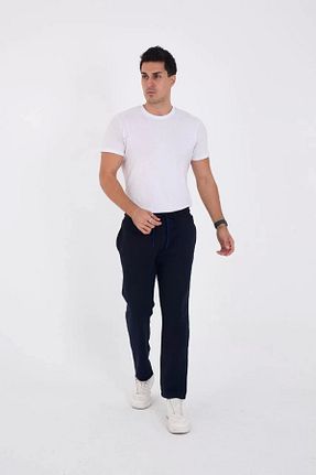 شلوار گرمکن حجاب سرمه ای زنانه اسلیم Genel Markalar - کد 890471691