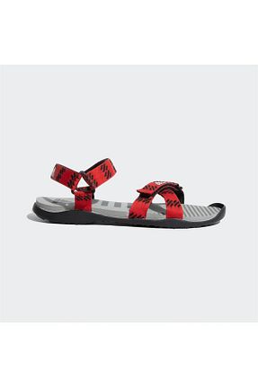 صندل قرمز مردانه پاشنه تخت adidas - کد 814514271