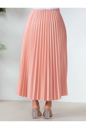 دامن صورتی زنانه ساتن Stormie Butik - کد 865980879