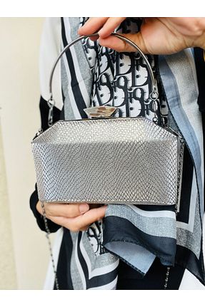 کیف مجلسی طوسی زنانه EVA Çanta Trend - کد 865999340