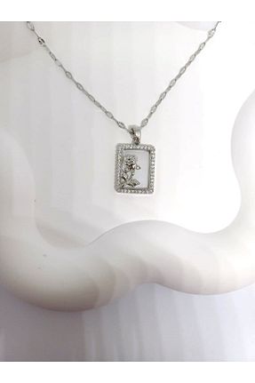 گردنبند استیل ( فولاد ) زنانه استیل ضد زنگ Rosa Juliet - کد 865997090