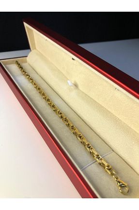 دستبند استیل (فولاد) زرد مردانه استیل ضد زنگ vogutima - کد 865994519