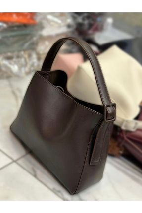 کیف دوشی قهوه ای زنانه چرم مصنوعی Goldies Bag - کد 866001628