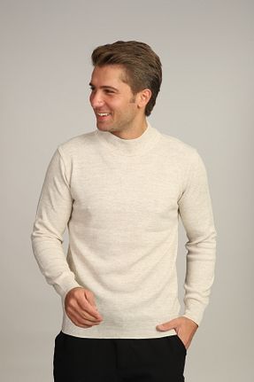 پلیور نباتی مردانه ساده Mavi Soles - کد 866008269