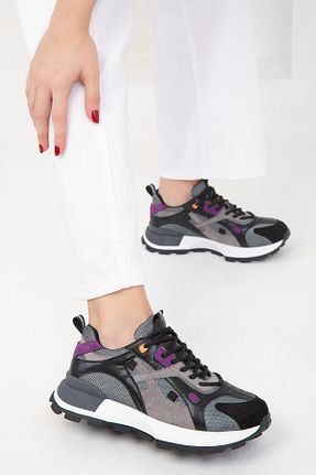 کفش اسنیکر مشکی زنانه بند دار SOHO - کد 862224629