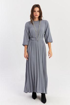 لباس سرمه ای زنانه بافت Cool & Modest - کد 865488085