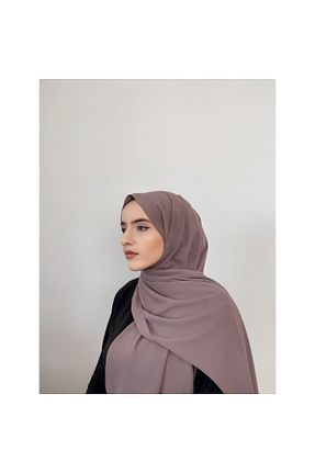 شال قهوه ای زنانه Medine İpeği Pasha - کد 866025779