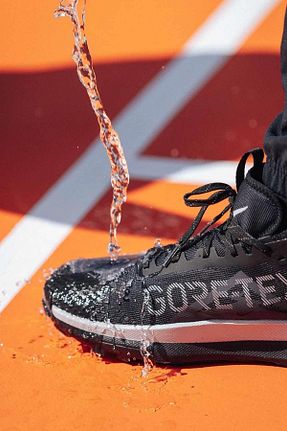 کفش پیاده روی مشکی زنانه چرم مصنوعی Nike - کد 765575160