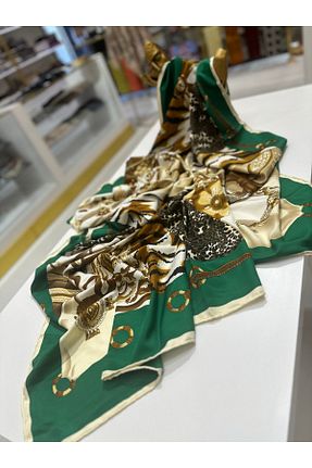روسری سبز İpek Tivil Twill İpek - کد 866057366