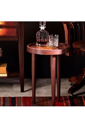 میز عسلی قهوه ای چوب Orta Sofa - کد 866058386