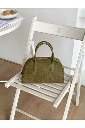 کیف دوشی خاکی زنانه جیر İAMBTŞY - کد 866058956
