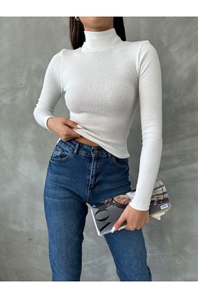 بلوز سفید زنانه ساده ubmbutik - کد 866057513