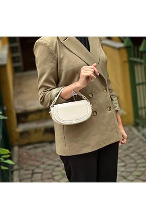 کیف دوشی بژ زنانه چرم مصنوعی Lucit bag - کد 862037411
