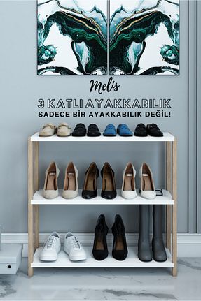 جا کفشی سفید چوب Jest Dekor Konsept - کد 843796257