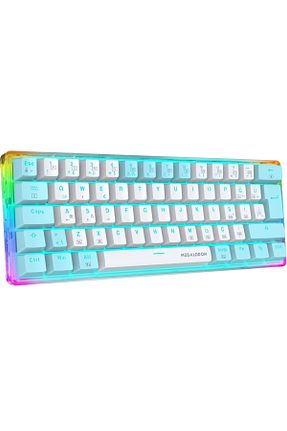 کیبورد گیمر آبی MEGALODON - کد 865821534