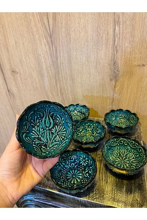 کاسه فیروزه ای کاسه تنقلات Ephesus Hediyelik - کد 866092965