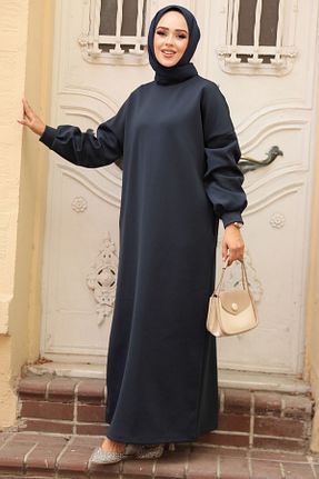 لباس حجاب سرمه ای زنانه رگولار Neva Style - کد 866149572
