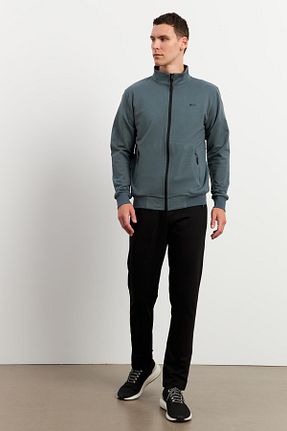 ست گرمکن خاکی مردانه پنبه - پلی استر - الاستین MYSPORT - کد 841315263