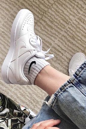 کفش پیاده روی سفید زنانه پارچه ای Nike - کد 766356198
