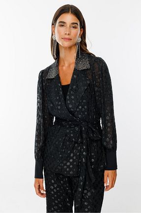 تونیک مشکی زنانه بافتنی Moda İlgi - کد 866160831