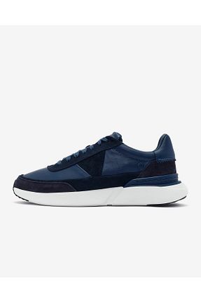 کفش اسپادریل سرمه ای مردانه چرم خالص CLARKS - کد 876143635