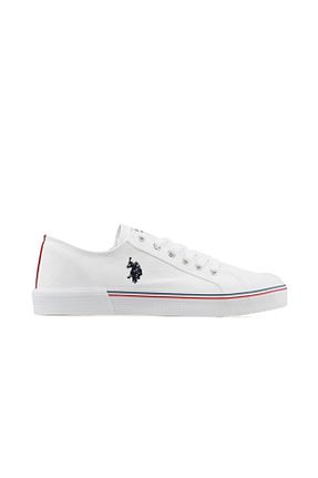 کفش اسنیکر سفید مردانه بند دار U.S. Polo Assn. - کد 904223939