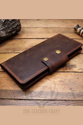 کیف پول آبی زنانه سایز متوسط Z ZDK Leather Craft - کد 868969913
